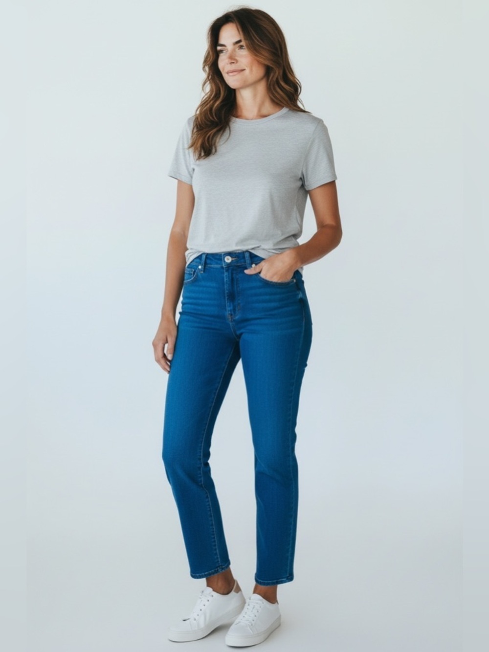 Lauren, Jean company, Ralph, Lauren Capri blue pants size 8 very good condition